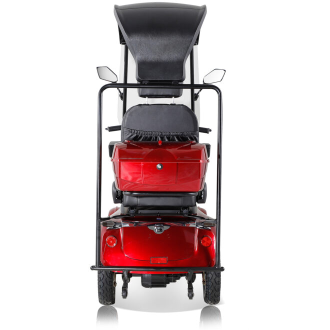 Fastest Mobility Scooter With Four Wheels For Adults & Seniors, Red - Image 12