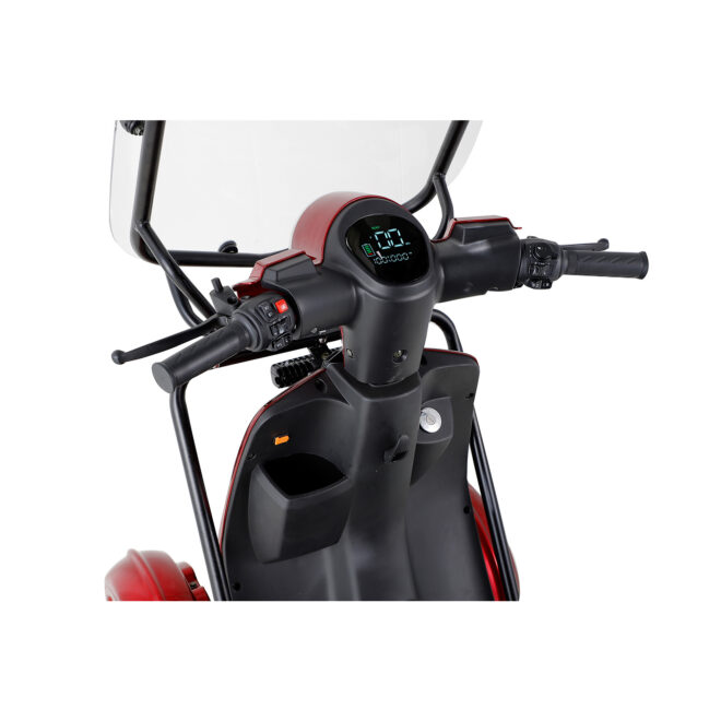 Fastest Mobility Scooter With Four Wheels For Adults & Seniors, Red - Image 15