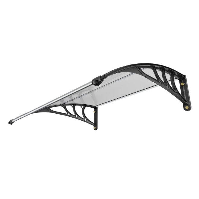 VEVOR Window Door Awning Canopy 40" x 40", UPF 50+ Polycarbonate Entry Door Outdoor Window Awning Exterior, Front Door Overhang Awning for Sun Shutter, UV, Rain, Snow Protection, Hollow Sheet - Image 9
