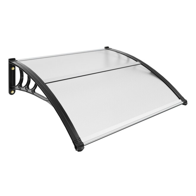 VEVOR Window Door Awning Canopy 40" x 40", UPF 50+ Polycarbonate Entry Door Outdoor Window Awning Exterior, Front Door Overhang Awning for Sun Shutter, UV, Rain, Snow Protection, Hollow Sheet - Image 10
