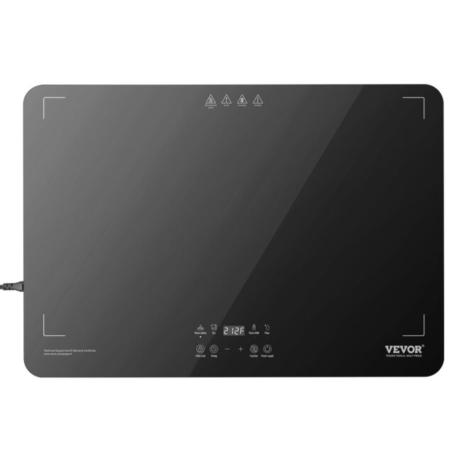 VEVOR Electric Warming Tray Buffet Food Warming w/ Temp Control Tempered Glass - Image 11