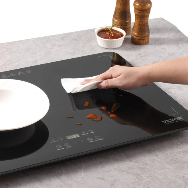 VEVOR Electric Warming Tray Buffet Food Warming w/ Temp Control Tempered Glass - Image 8