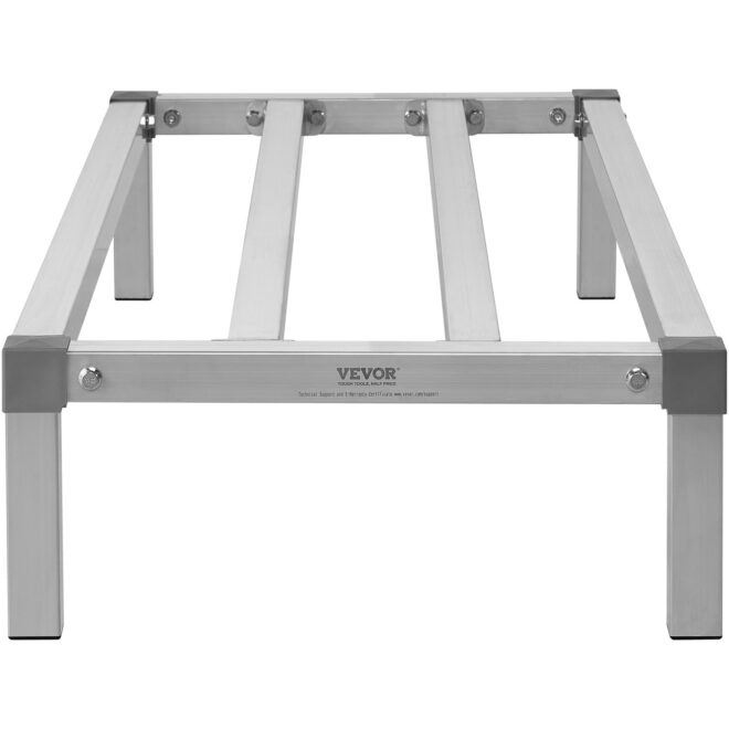 Newly Upgraded!VEVOR Aluminum Dunnage Rack Stationary Dunnage Rack 48' x 20' x 8' Storage Rack - Image 9