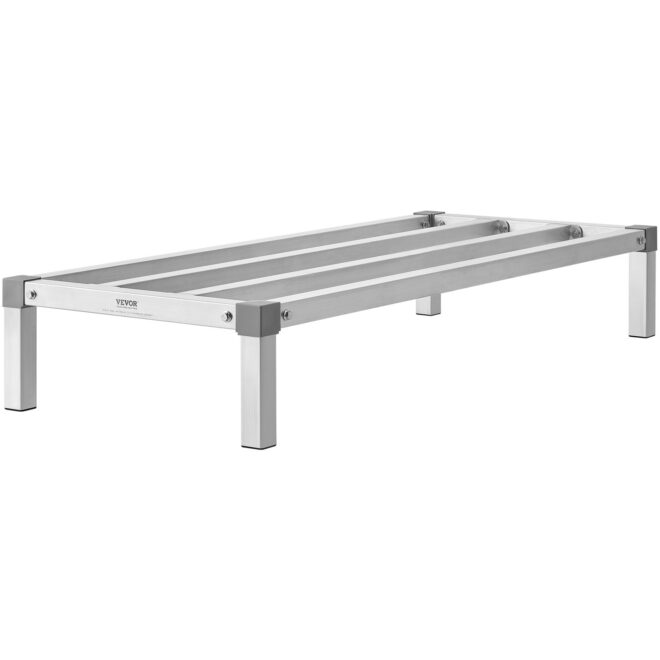 Newly Upgraded!VEVOR Aluminum Dunnage Rack Stationary Dunnage Rack 48' x 20' x 8' Storage Rack - Image 10