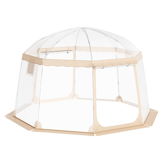 VEVOR Sports Tent Instant Pop-Up Tent Shelter Weather Proof 8-10 People Clear - Image 10