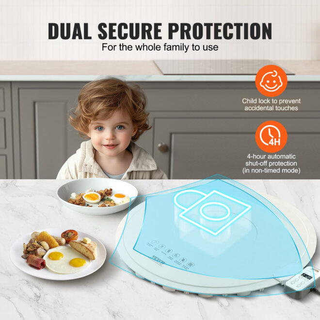 VEVOR Electric Warming Tray Rollable Food Warming Mat w/ Temp Control for Buffet - Image 5