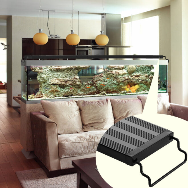 VEVOR Aquarium Light, 48W Full Spectrum Fish Tank Light with 24/7 Natural Mode, Adjustable Timer & 5-Level Brightness, with Aluminum Alloy Shell Extendable Brackets for 48"-54" Freshwater Planted Tank - Image 8