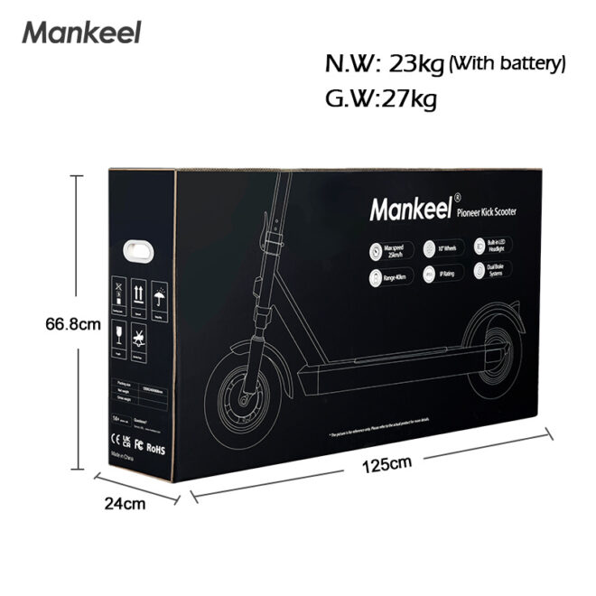 Mankeel electric scooter Mankeel mk089  10 inch tire detachable battery - Image 3