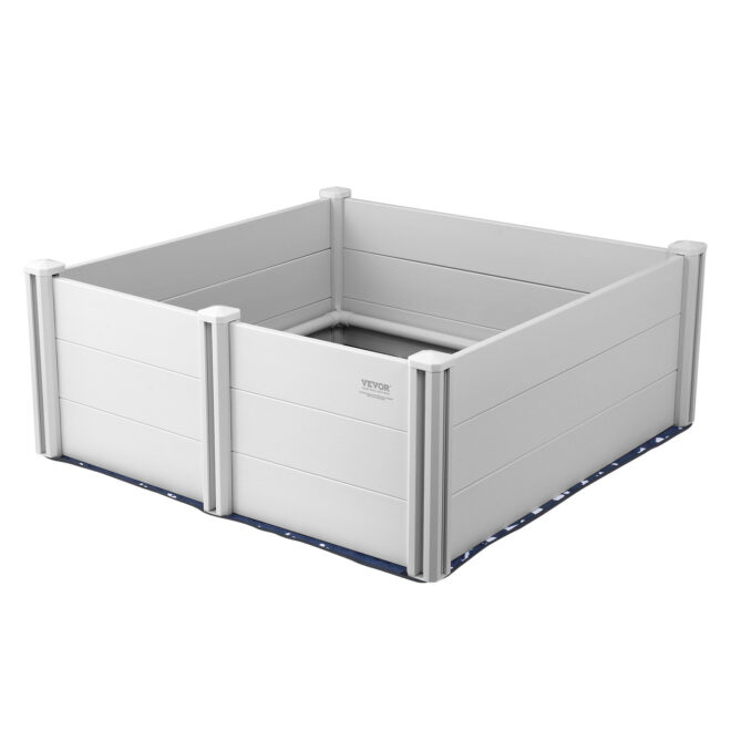 VEVOR Dog Whelping Box 48 x 48 x 18.1in PVC with Rails Pee Pad for Dogs Puppies - Image 10