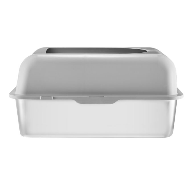 VEVOR 6 in Deep Cat Litter Box Odor-Free Litter Box with Filtering Foot Board - Image 11