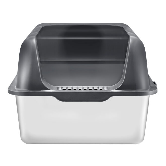 VEVOR 6 in Deep Cat Litter Box Odor-Free Litter Box with Filtering Foot Board - Image 9