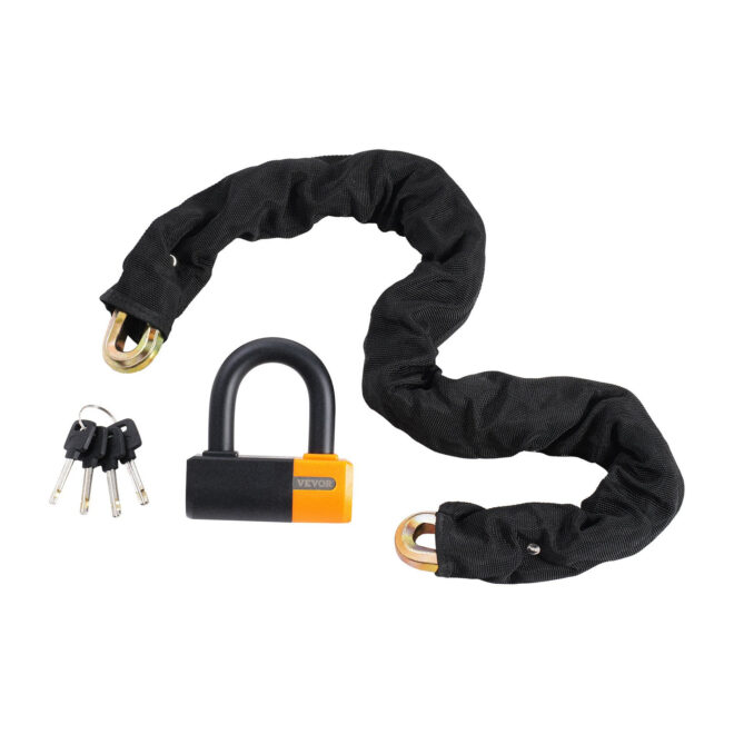 VEVOR Bike Chain Lock 3.28FT Heavy Duty Bike Lock Anti-Theft Bicycle Chain Lock 14mm Thicker Bicycle Lock Chain with 4 Keys for E-Bike, Motorcycle - Image 9