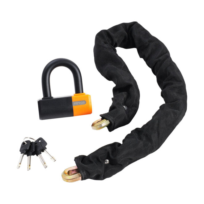 VEVOR Bike Chain Lock 3.28FT Heavy Duty Bike Lock Anti-Theft Bicycle Chain Lock 14mm Thicker Bicycle Lock Chain with 4 Keys for E-Bike, Motorcycle - Image 10