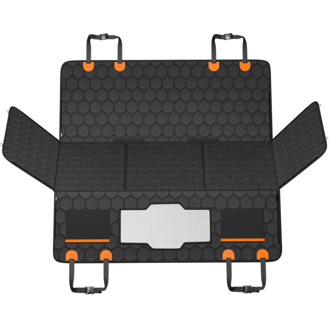 VEVOR 54 x 25.6 in Dog Car Seat Cover for Back Seat Waterproof 600D for Cars