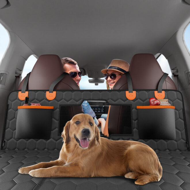 VEVOR 54 x 25.6 in Dog Car Seat Cover for Back Seat Waterproof 600D for Cars - Image 8