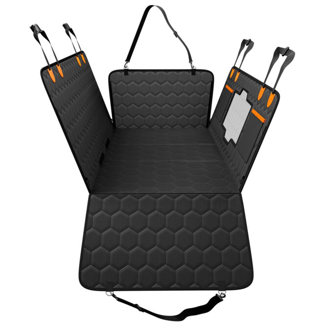 VEVOR 54 x 25.6 in Dog Car Seat Cover for Back Seat Waterproof 600D for Cars - Image 9