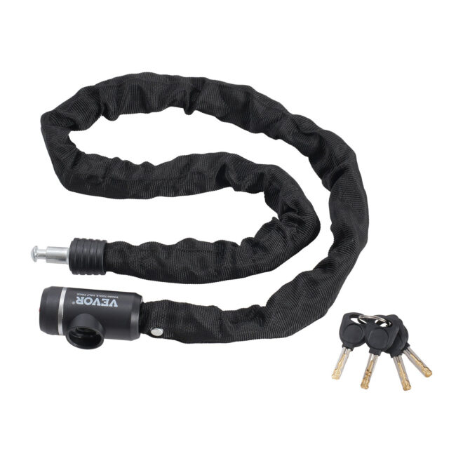 VEVOR Bike Chain Lock 3.94FT Heavy Duty Bike Lock Anti-Theft Bicycle Chain Lock 10mm Thicker Bicycle Lock Chain with 3 Keys for E-Bike, Motorcycle - Image 9