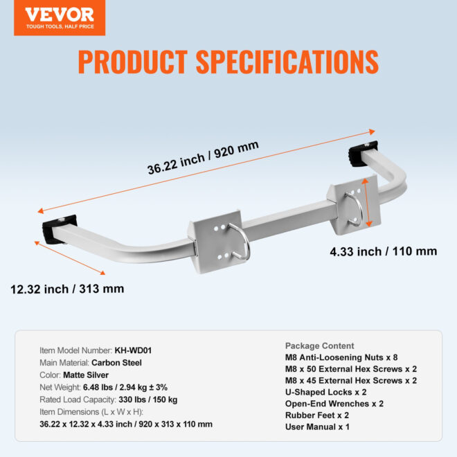 VEVOR  Heavy Duty Ladder Extension Stabilizer - Image 7