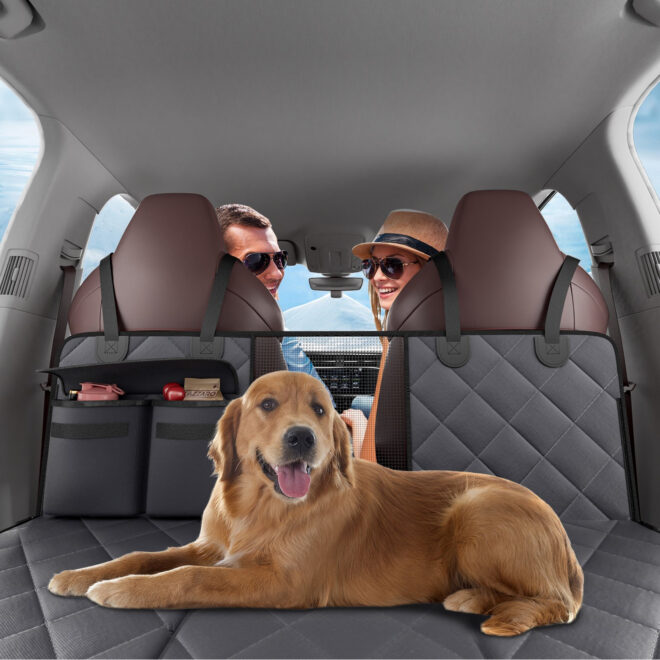 VEVOR 54 x 24 in Dog Car Seat Cover for Back Seat Waterproof 600D for Cars - Image 8