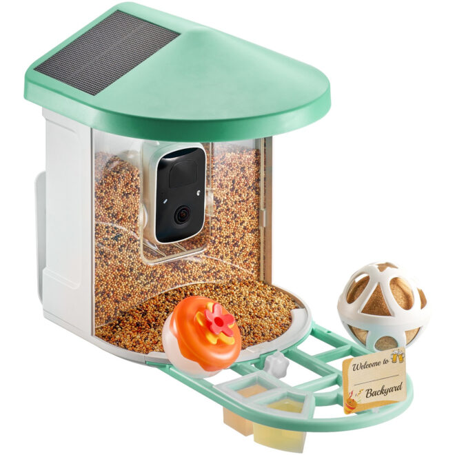 VEVOR Smart Bird Feeder with Camera 2K HD AI Identify Bird Species Solar-Powered - Image 11