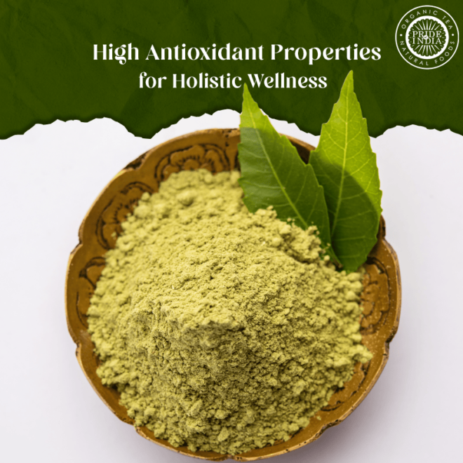 Pride Of India | Natural Neem/Margosa Herb Powder 8 oz (227 gm) | Nutrient-Rich Superfood | Add it to Smoothies, Juices & Dips | Bitter, Earthy & Astringent Taste | 100% Natural Vegan, Gluten-Free - Image 2