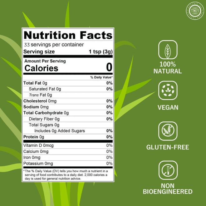 Pride of India | Lemongrass Powder 3.53 oz (100 gm) resealable pouch pack | Ideal for Cooking & Drinks | Perfect seasoning for Juices, Smoothies, Marinades | Gourmet Condiment, Pure & Fresh, Vegan - Image 3